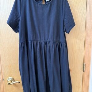 Tradlands Black Nico Dress 2.0 Crinkle Cotton